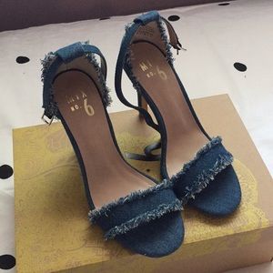 MIX NO. 6 Denim Blue Heels